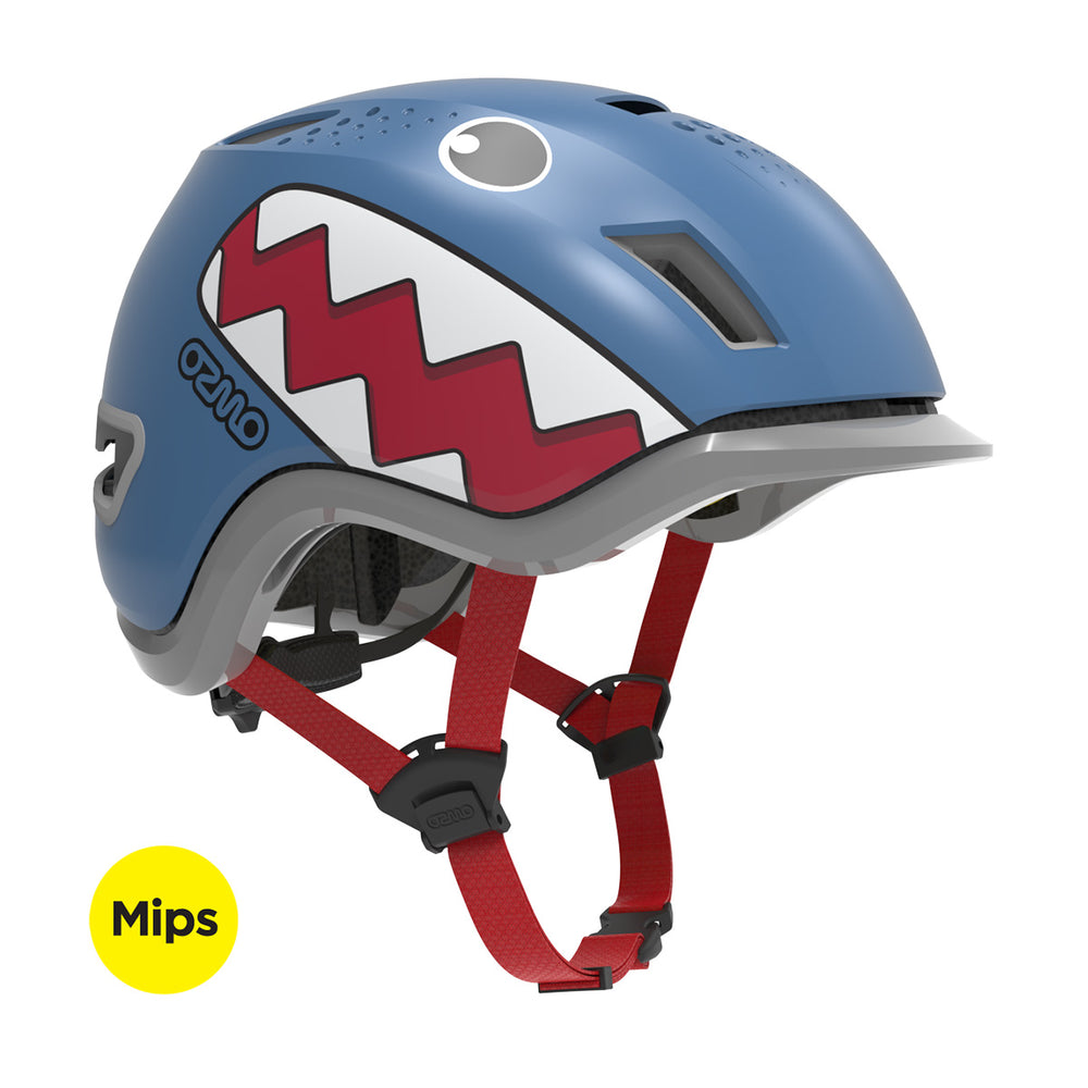Ozmo Sidekick Mips XS, Blå Haj