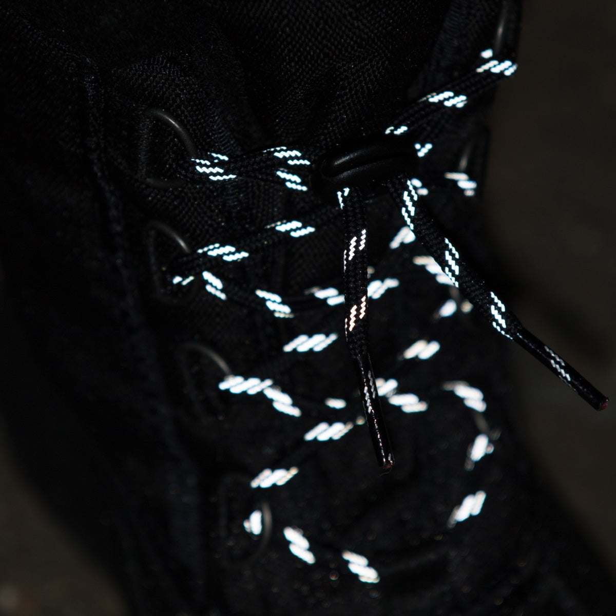 Pogu Reflective Shoelaces Black