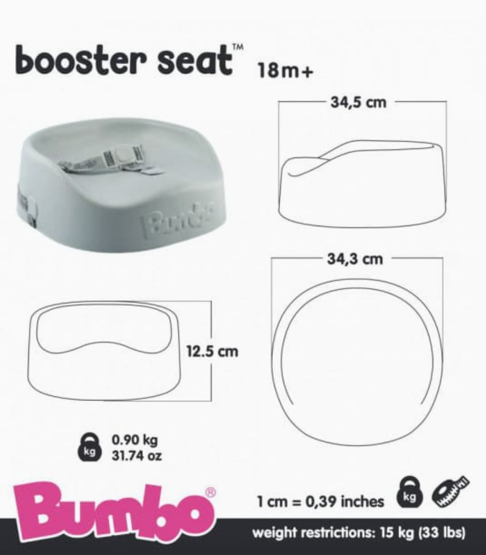 Bumbo barnestol/forstærker, grøn