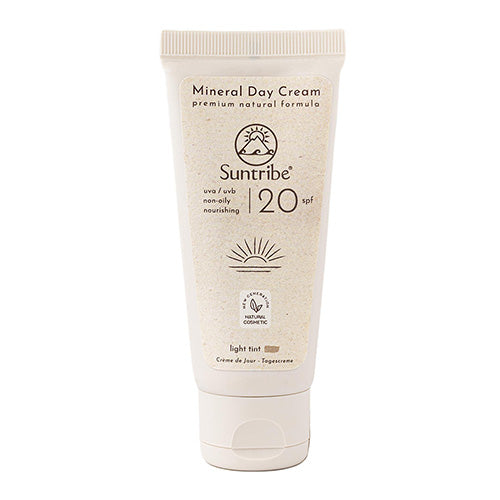 Suntribe-Dagkräm med Naturliga Mineraler SPF 20 Tonad (40 ml)-reirei
