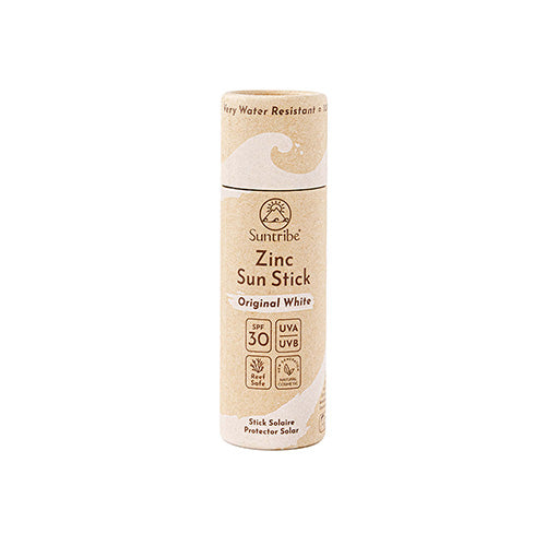 Suntribe-Zinkstift med Naturliga Mineraler SPF 50 (30 g), Vit-reirei