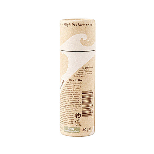 Suntribe-Zinkstift med Naturliga Mineraler SPF 50 (30 g), Vit-reirei