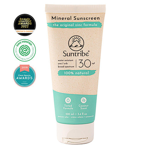 Suntribe solcreme med naturlige mineraler SPF 30 (100 ml)