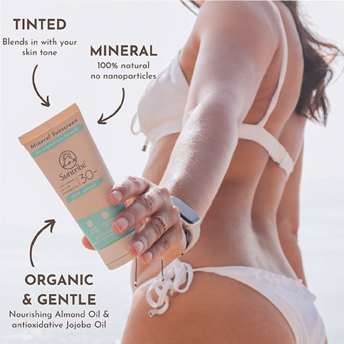 Suntribe Solkräm med Naturliga Mineraler SPF 30 (100 ml)