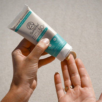 Suntribe solcreme med naturlige mineraler SPF 30 (100 ml)