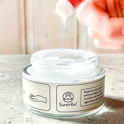 Suntribe Nattkräm med Hyaluronic Acid, Retinol & Niacinamide (50 ml)