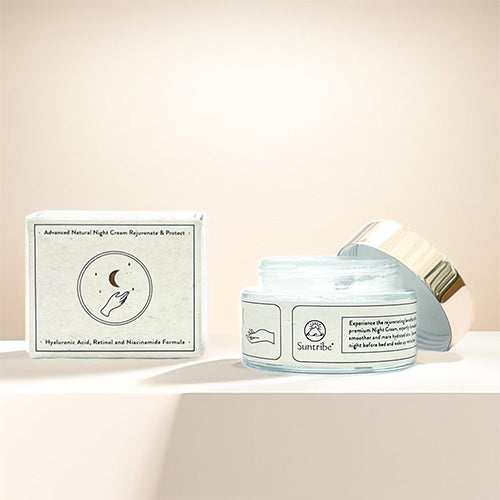 Suntribe Nattkräm med Hyaluronic Acid, Retinol & Niacinamide (50 ml)