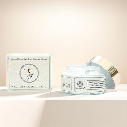 Suntribe Nattkräm med Hyaluronic Acid, Retinol & Niacinamide (50 ml)