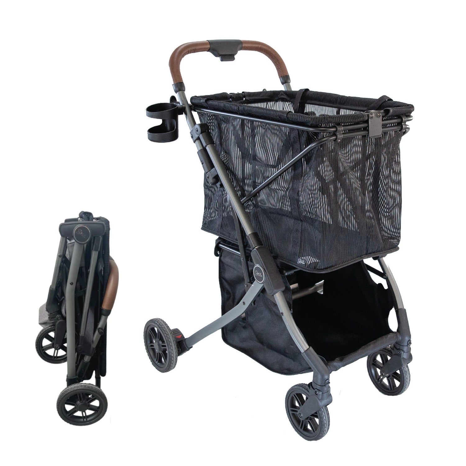 Strolee Shoppingvagn, Svart