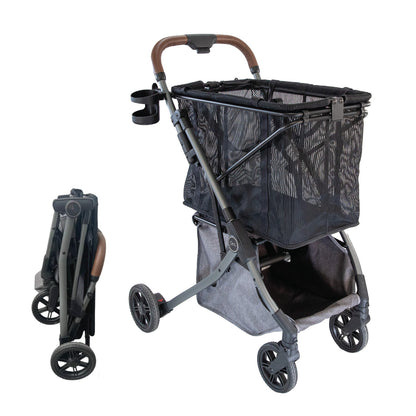 Strolee Shopping Cart, Gray