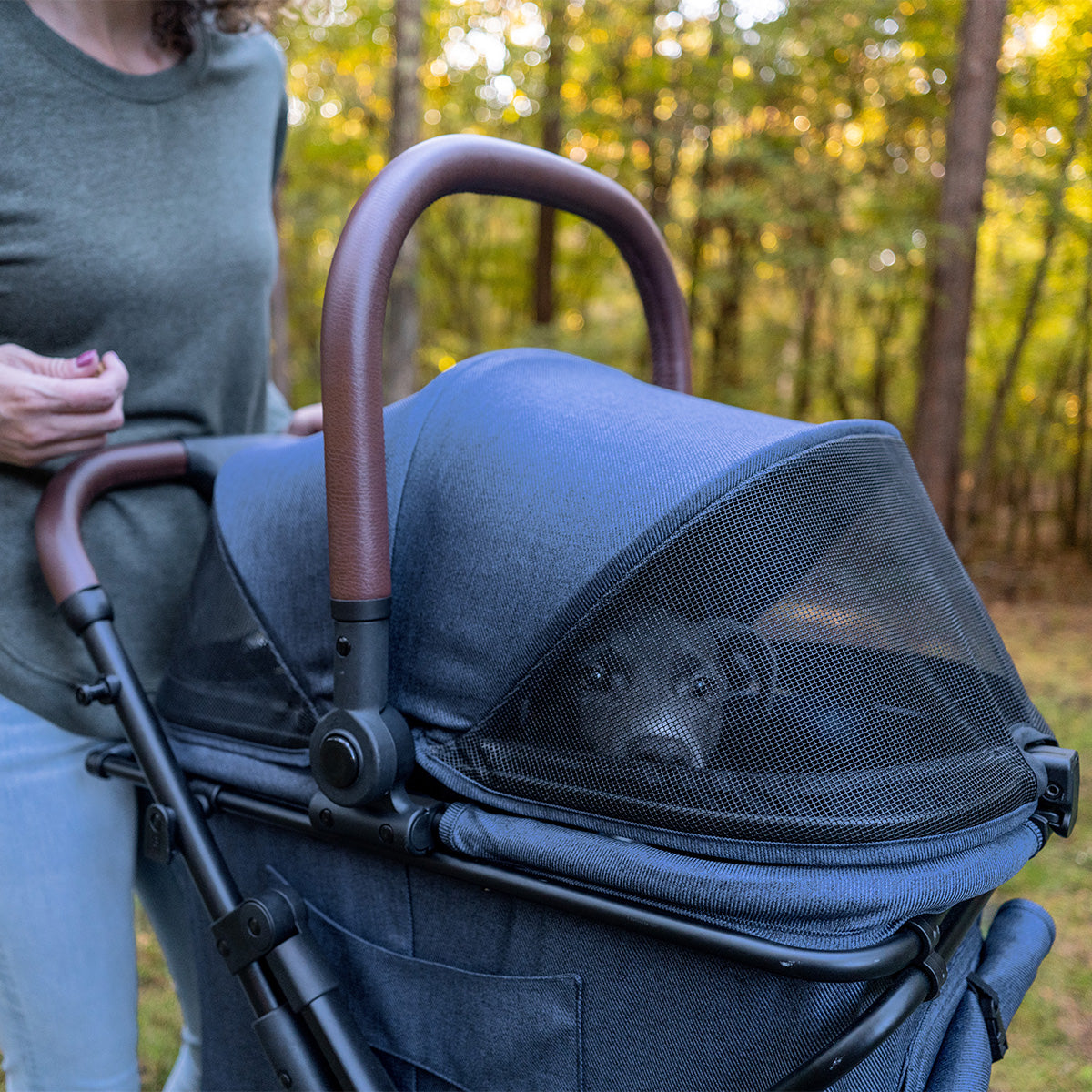 Strolee Animal Basket, Black
