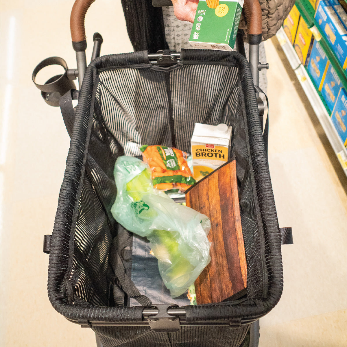 Strolee Shopping Cart, Gray
