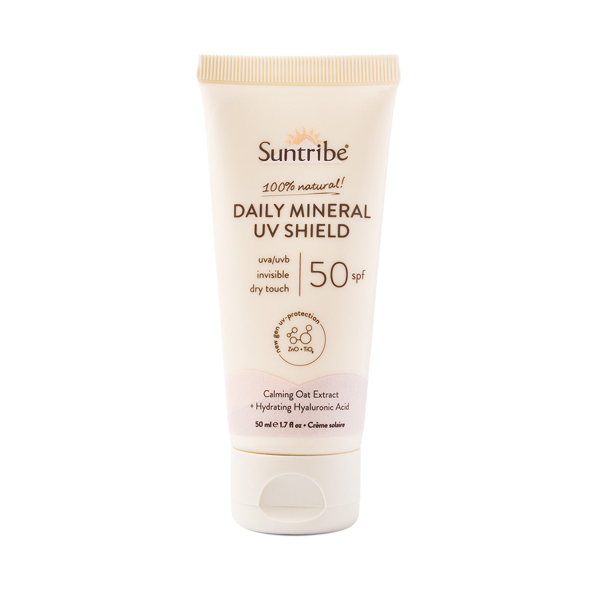 Suntribe Dagkräm med Ekologiska Mineraler SPF 50 (50 ml)