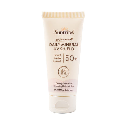 Suntribe Dagkräm med Ekologiska Mineraler SPF 50 (50 ml)