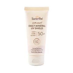 Suntribe Ansiktssolkrem med Økologiske Mineraler SPF 50 (50 ml)