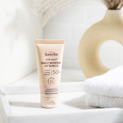 Suntribe Dagkräm med Ekologiska Mineraler SPF 50 (50 ml)