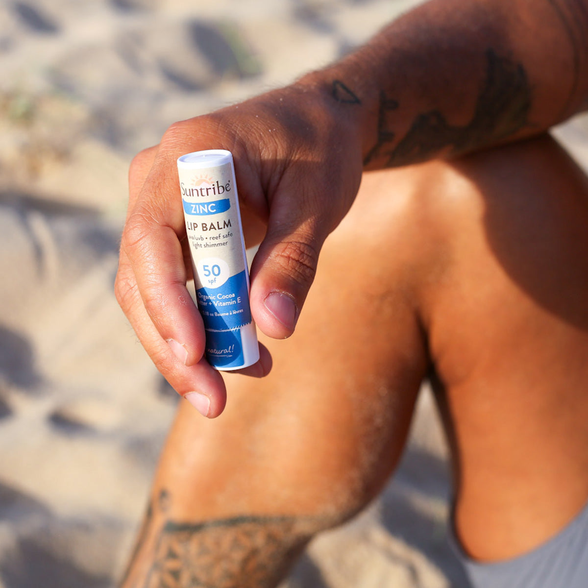 Suntribe Læbepomade med Zink SPF50 (5g)