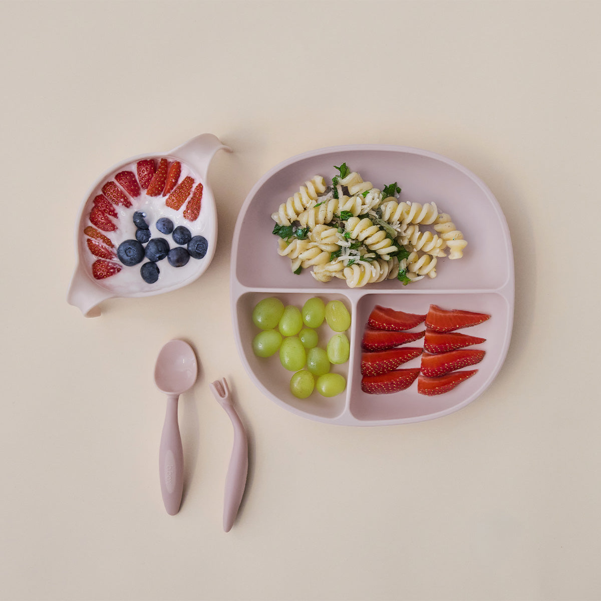 b.box Småbarnsbestick, Rosa