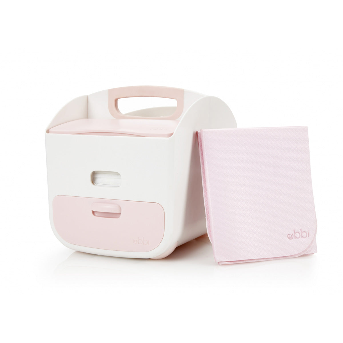 Ubbi Diaper Caddy Light Pink