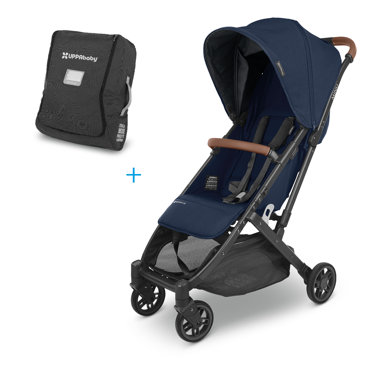 UPPAbaby Minu V2 + Transportväska, Noa Blå