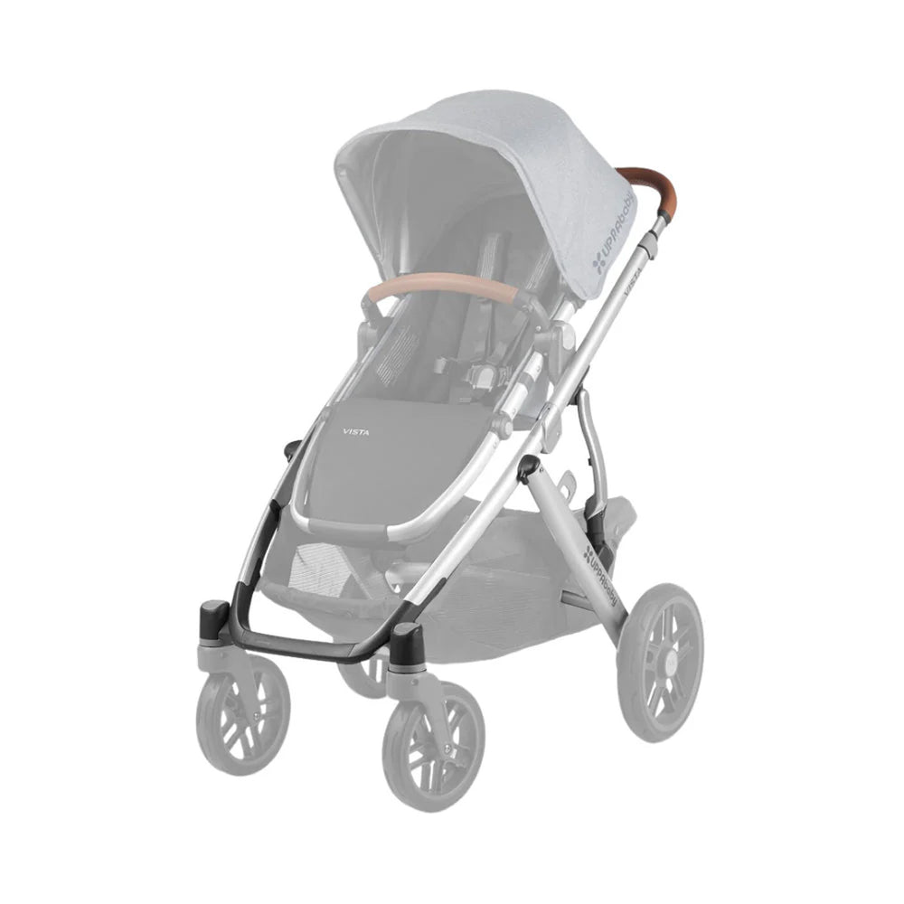 UPPAbaby Reservedelchassis Vista, Sølv/Mørkbrunt Lær, 2019