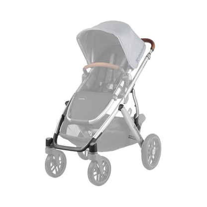 UPPAbaby Reservdelschassi Vista, Silver/Mörkbrunt Läder, 2019