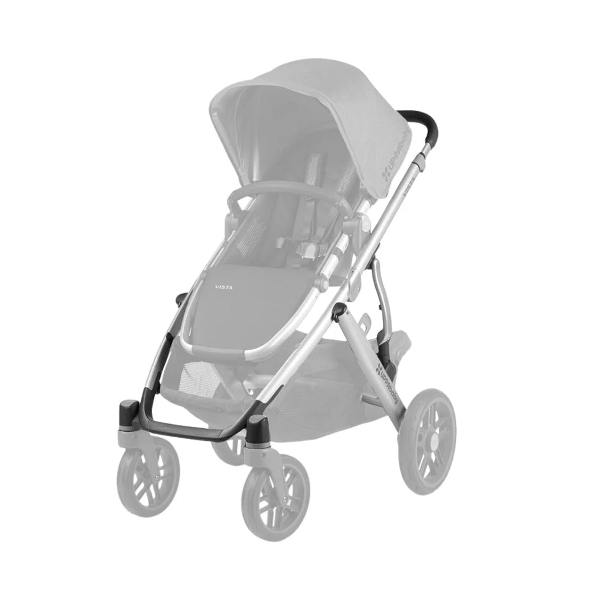 UPPAbaby Reservdelschassi Vista, Silver/Svart Läder, 2018