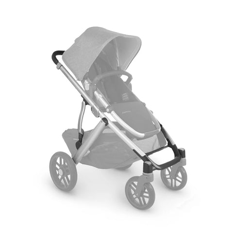 UPPAbaby Reservdelschassi Vista V2, Silver/Svart Läder