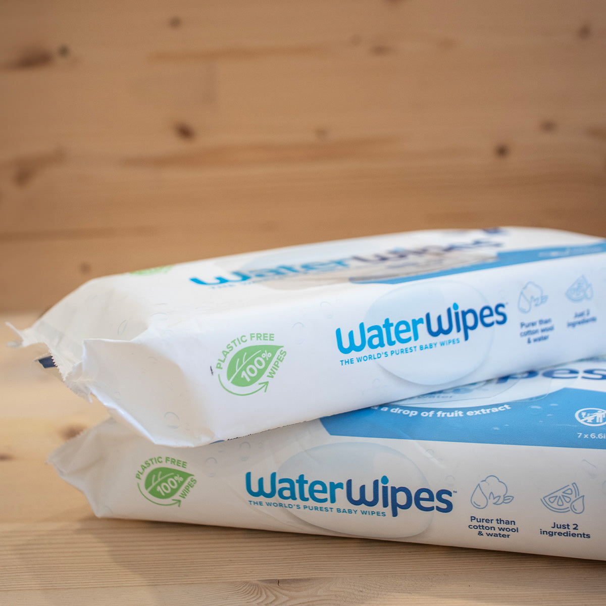 WaterWipes-Plastfri Våtservett 3x60-reirei