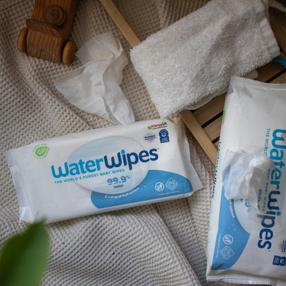 WaterWipes-Plastfri Våtservett 9X60-reirei