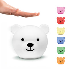 Zazu Night Light Bor Bear, White