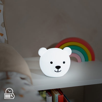 Zazu Night Light Bor Bear, White