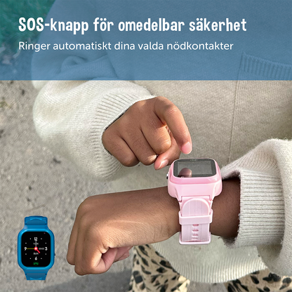 Smartwatch 4G för barn, Rosa