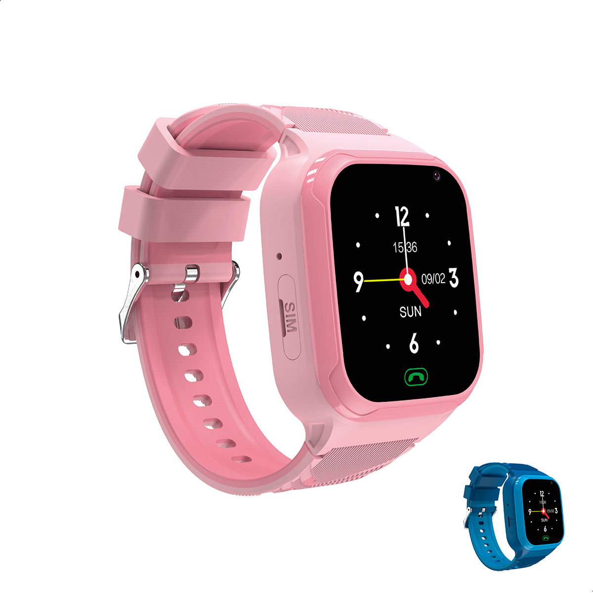 Smartwatch 4G för barn, Rosa